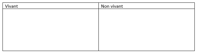 Tableau vivant non vivant